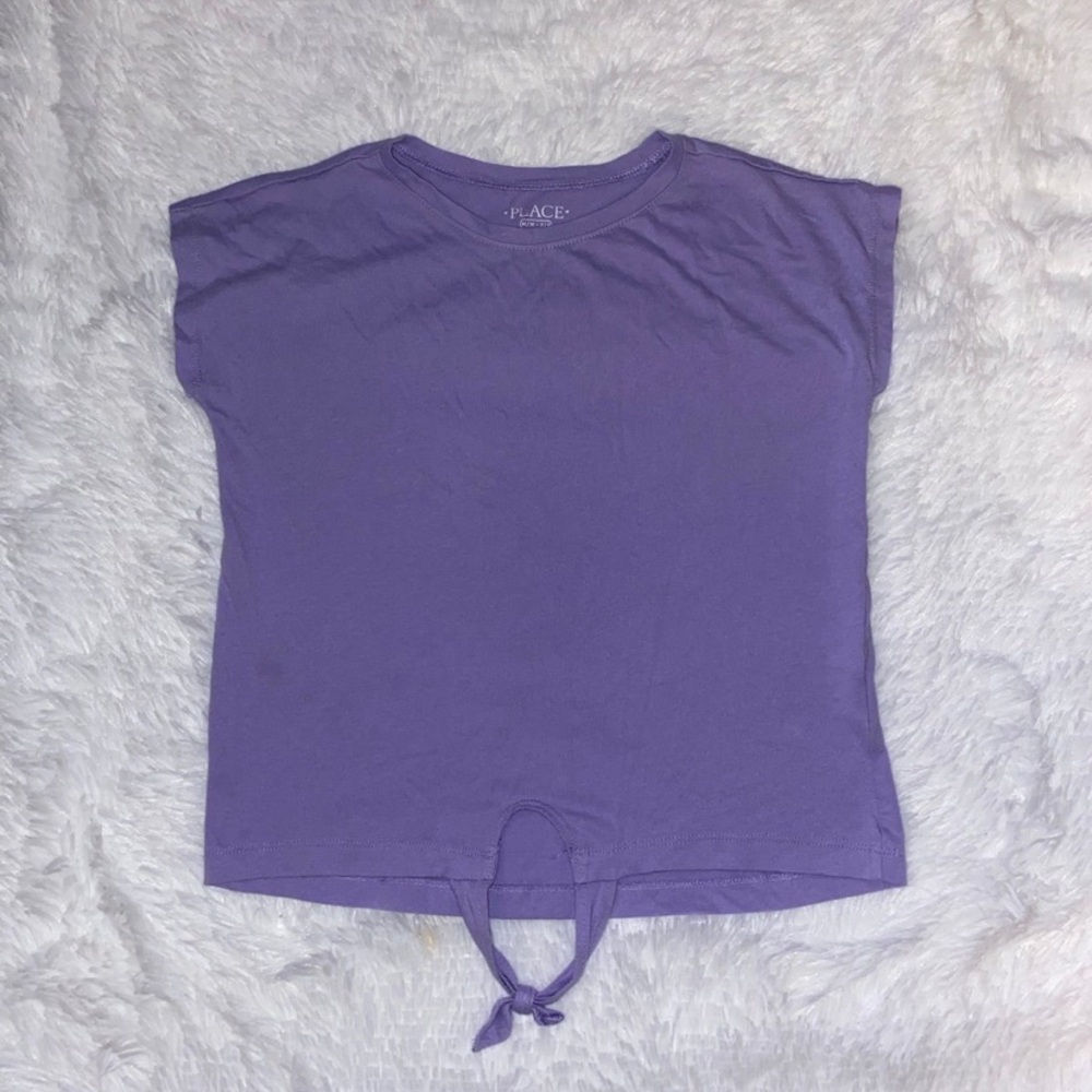 The Children's Place Purple Tie-Front Top